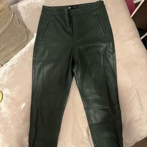 Zara leather pants